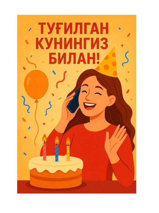 Яқинларингизнинг туғилган кунларига самимий табрик !