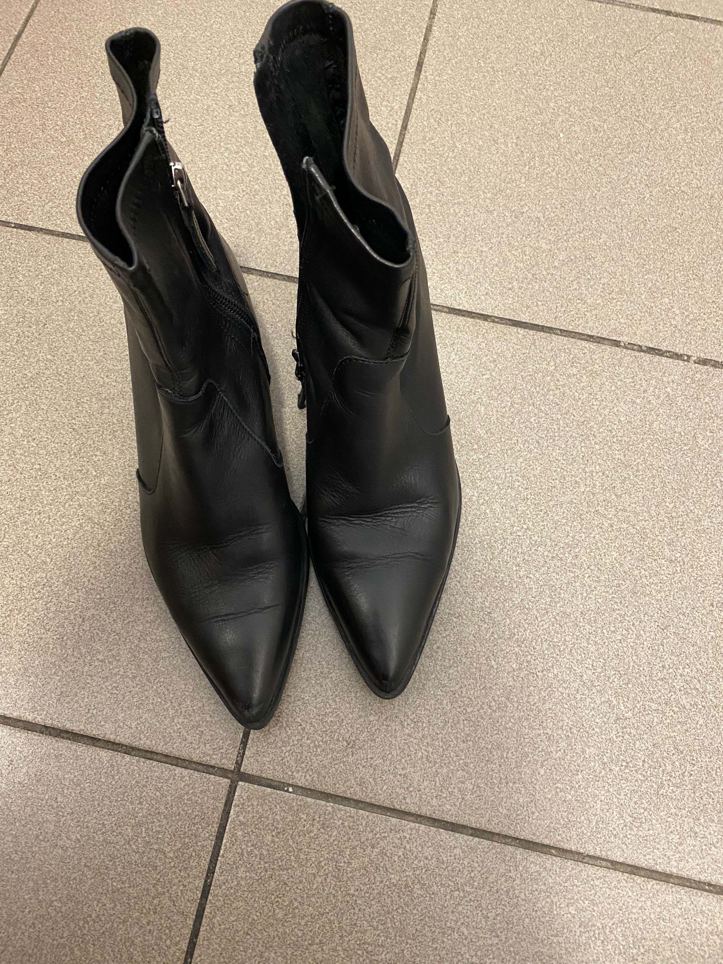 Botine piele Zara
