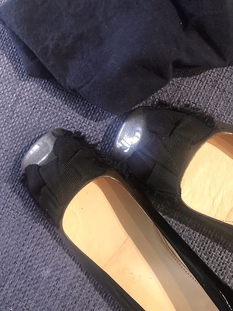 Prada, нови балеринки, лачена кожа