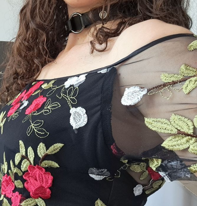 Choker din piele naturala