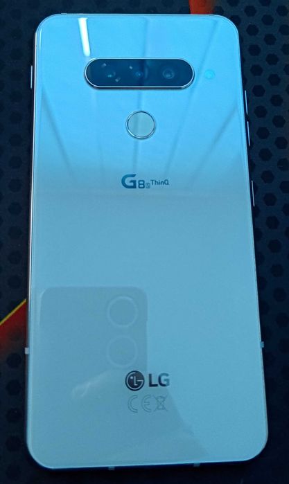 Telefon LG G8S Thinq, alb, cu incarcator