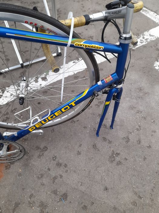 Cursiera vintage Peugeot competition 4000 echipata compagnolo