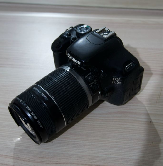 Canon 600D с 4 объективами