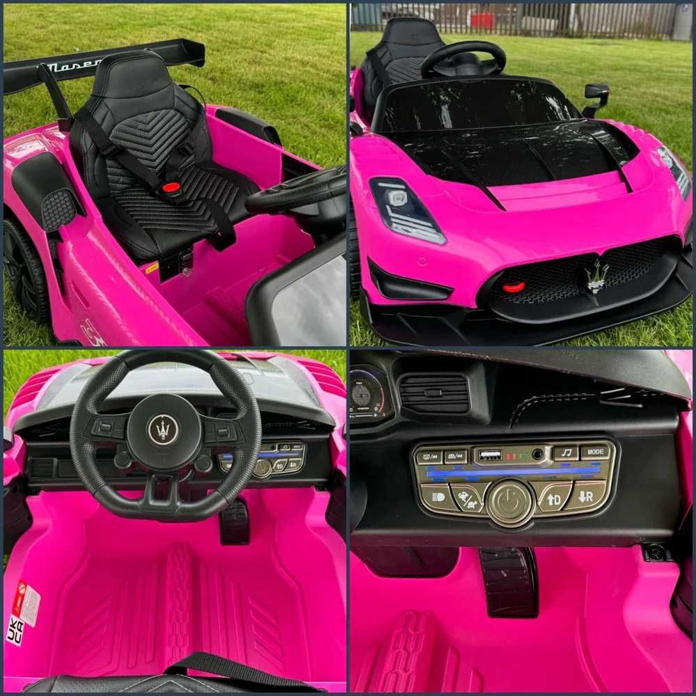 Лицензирана Детска Кола Maserati MC20 GT2, 110W, 12V/7Ah, EVA гуми