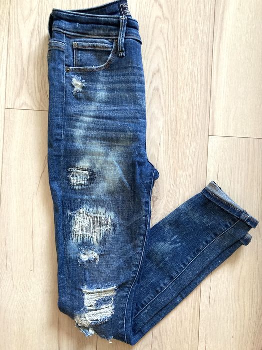 Blugi brodati Abercrombie, Guess, Express- femei