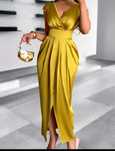 Rochie elegantă, Satinata..L