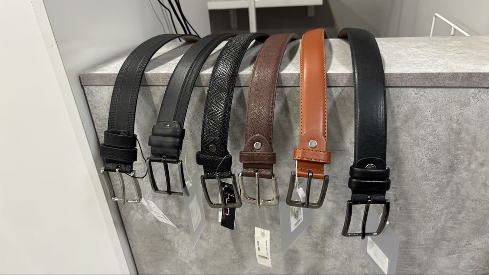 Кожаные ремни с упаковкой в подарок
