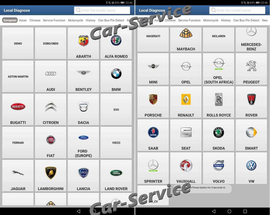 Interfata ORIGINALA Launch DBSCAR VII cu soft Xdiag 2025 + 1an update