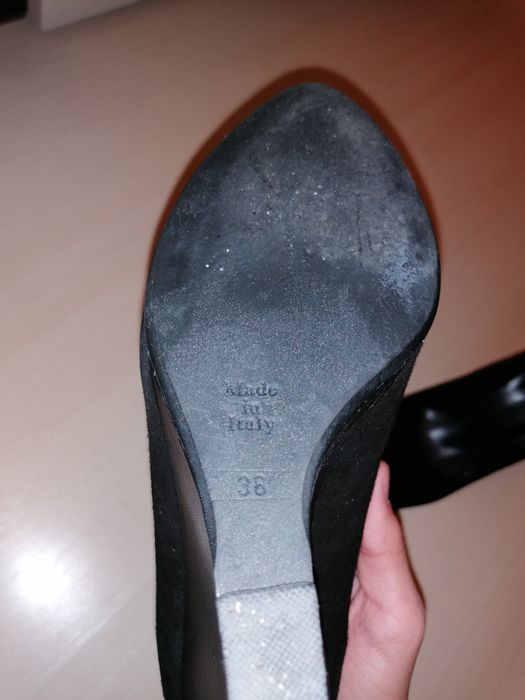Pantofi dama toc Cristhelen B catena 804-91  din piele intoarsa marime