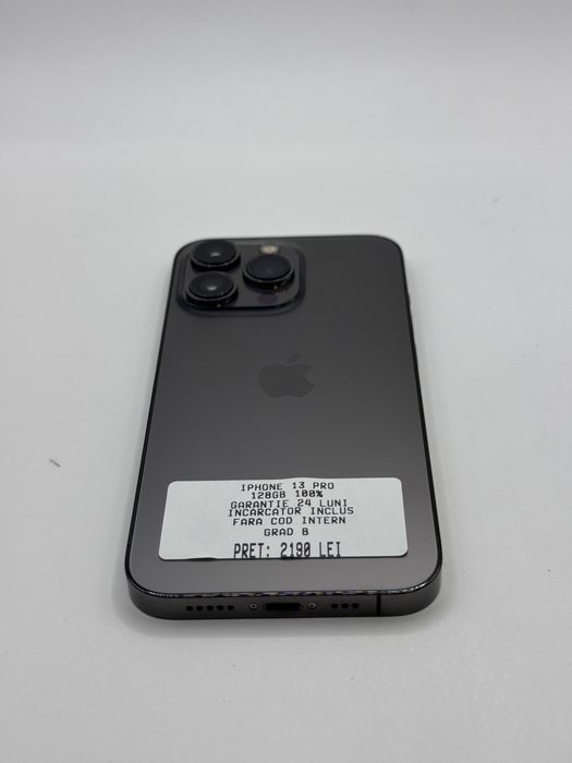 Iphone 13 pro 128GB 100% Grad B Garantie 24 luni - zonemag.ro
