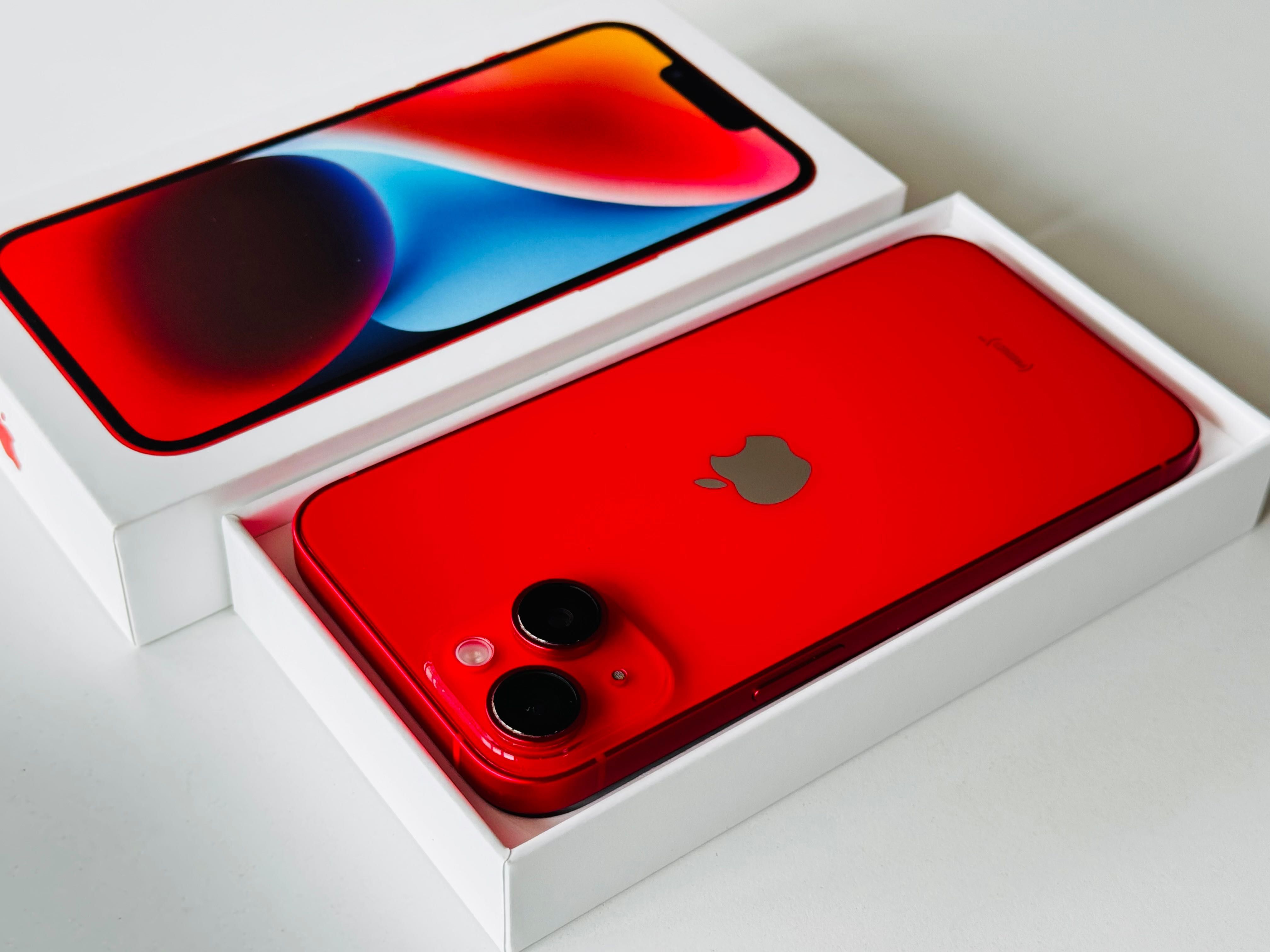 Iphone 14 128GB Red Като нов! Гаранция 6 месеца