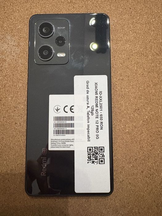 Xiaomi Redmi Note 12 Pro 5G 128 Gb ID-XXL2501