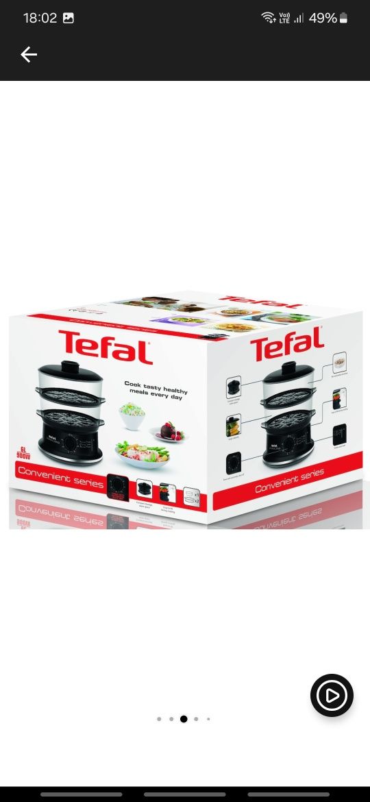 Vând Aparat de gătit cu aburi Tefal