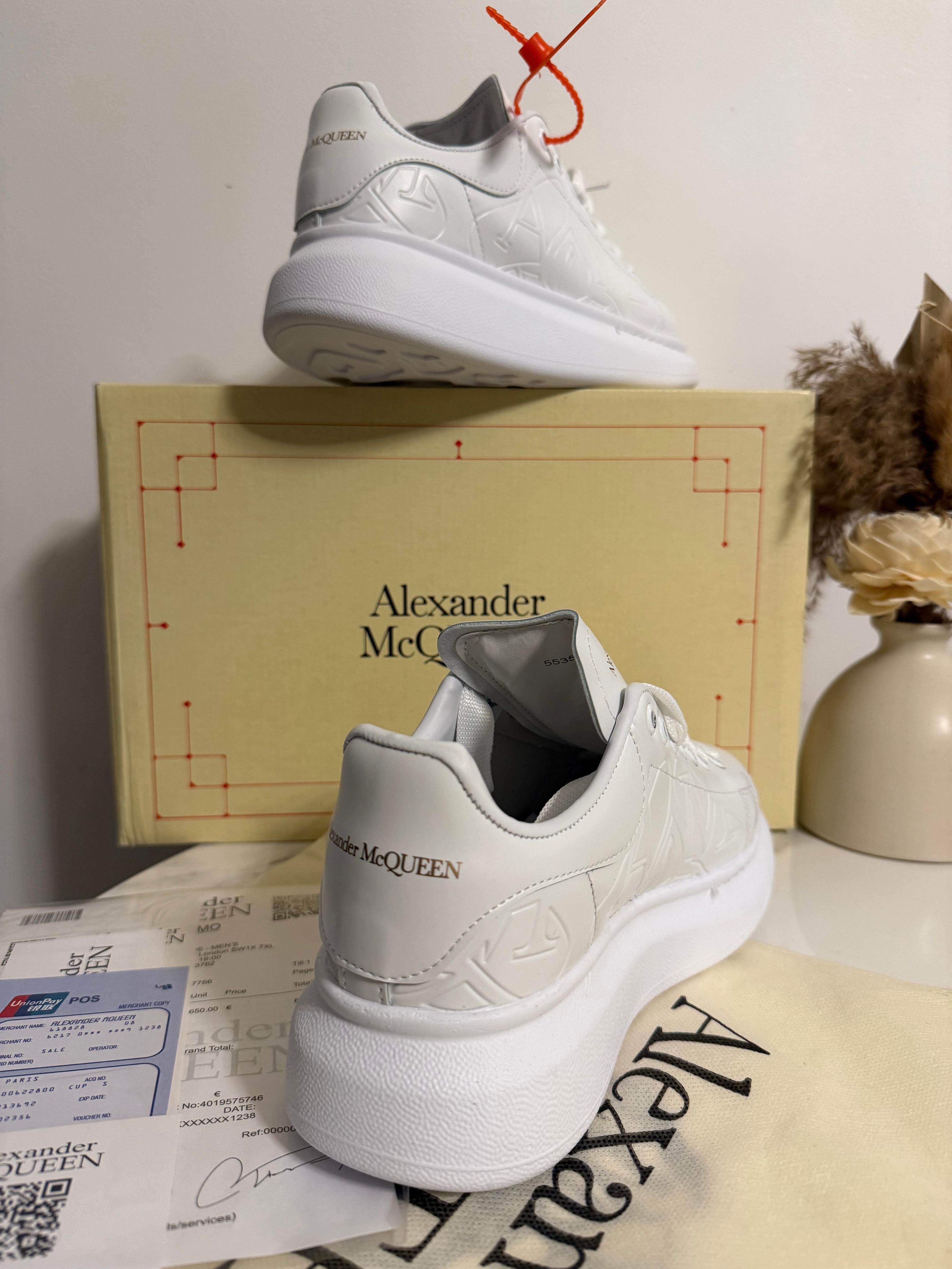Adidasi Alexander M C Q U E E N  FULL WHITE