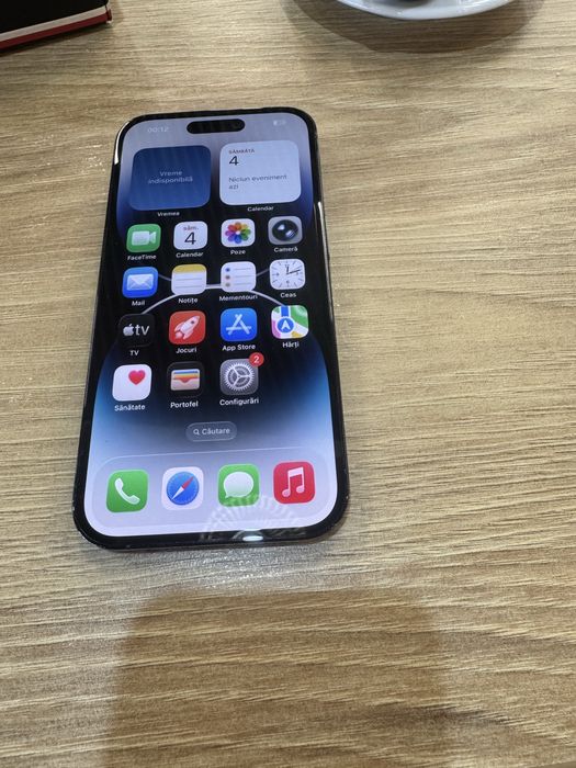Iphone 14 Pro baterie88%negru 128gb liber de retea impecabil
