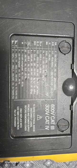 Vând Chauvin Arnoux 6116 Instalation tester