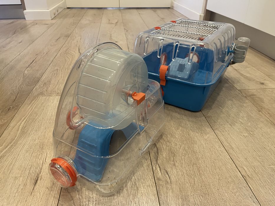 Cusca/casuta cu accesorii hamster