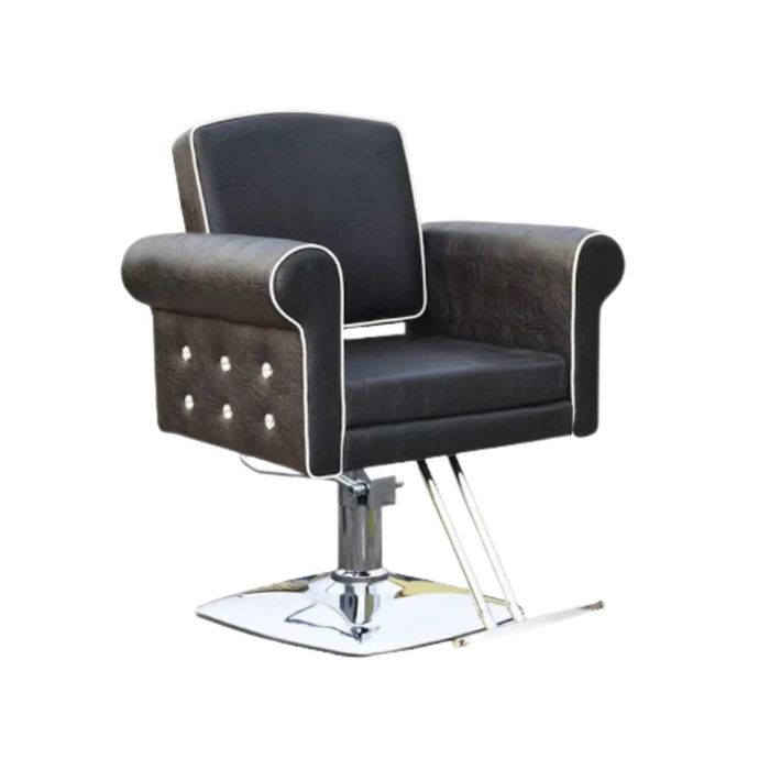 Scaun frizerie/coafor de pielie ecologica, stare impecabila