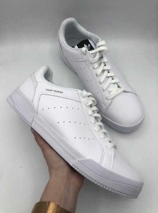 Оригинални кожени кецове * ADIDAS COURT TORINO * EU40 -48