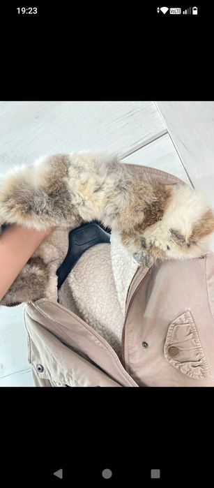 Geaca cu blana de iarna