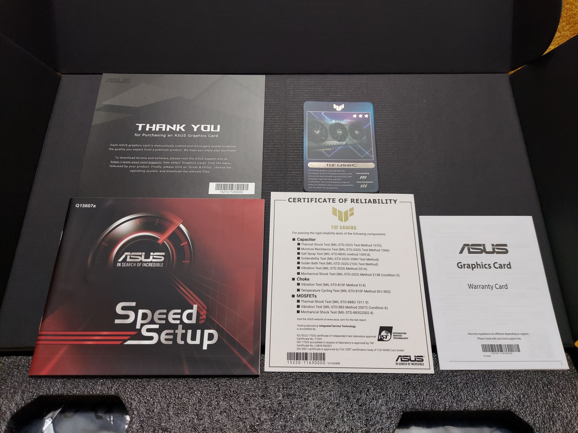 Placa video Asus Geforce RTX 3070 Ti 8GB