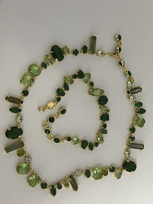 Colier + Bratara Gema x Swarovski