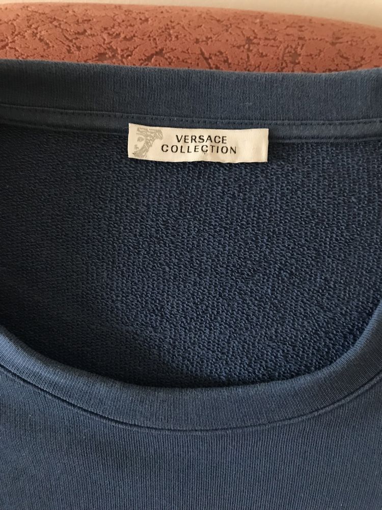 Bluză Versace Collection Circle Logo Cu Legit Check