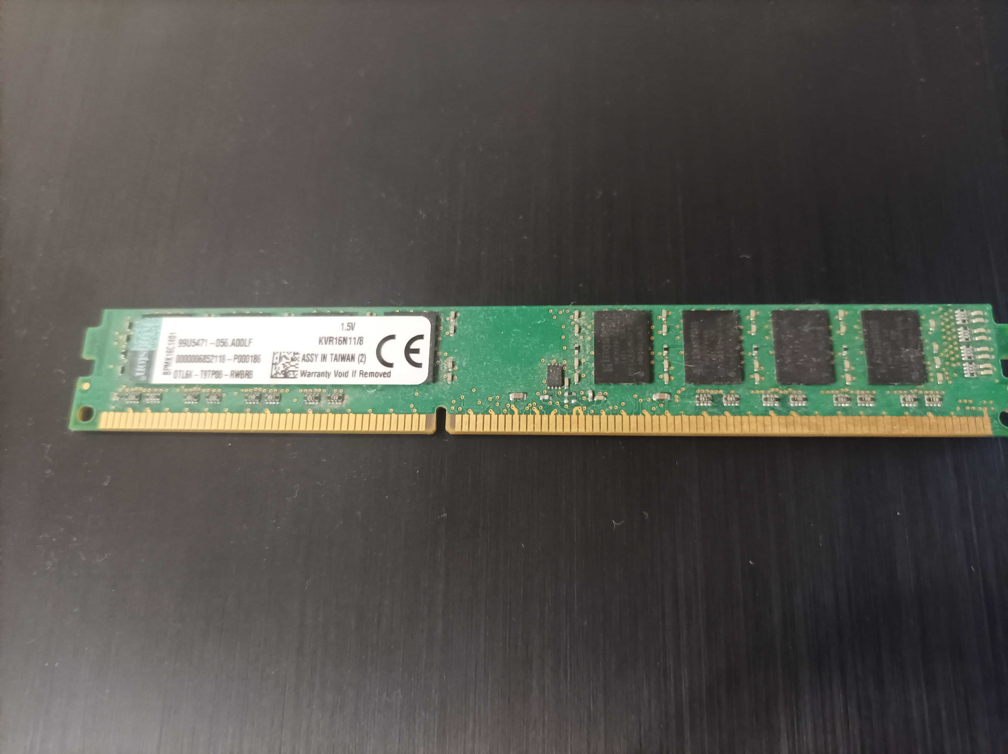 DDR3 1600Mhz Kingston (KVR16N11/8) 8GB