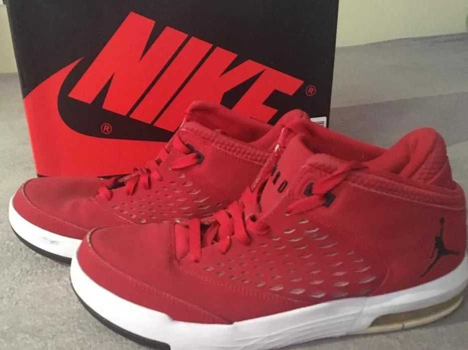 2017 Jordan Flight Origin 4 University Red, Piele naturala, 42.5 EU