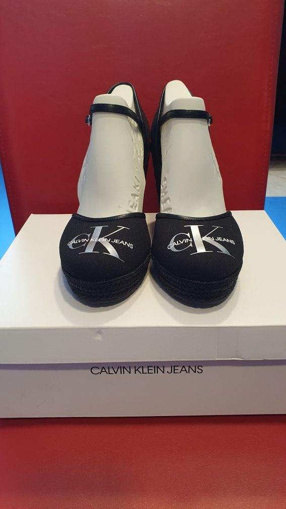 Calvin Klein Jeans Sandale tip espadrile marimea 39