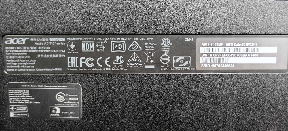 Vand laptop Acer Aspire ecran mare 17,3