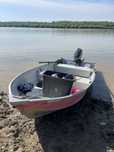 Batca aluminiu , motor , sonar