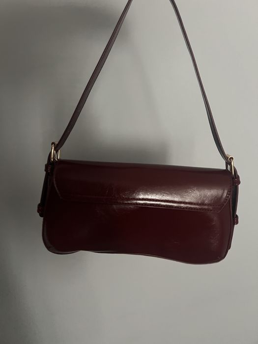 Сако цвят бордо и чанта подарък