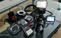 Nikon D5300 + obiectiv + blitz+2 baterii+filtre+curea–Pachet complet