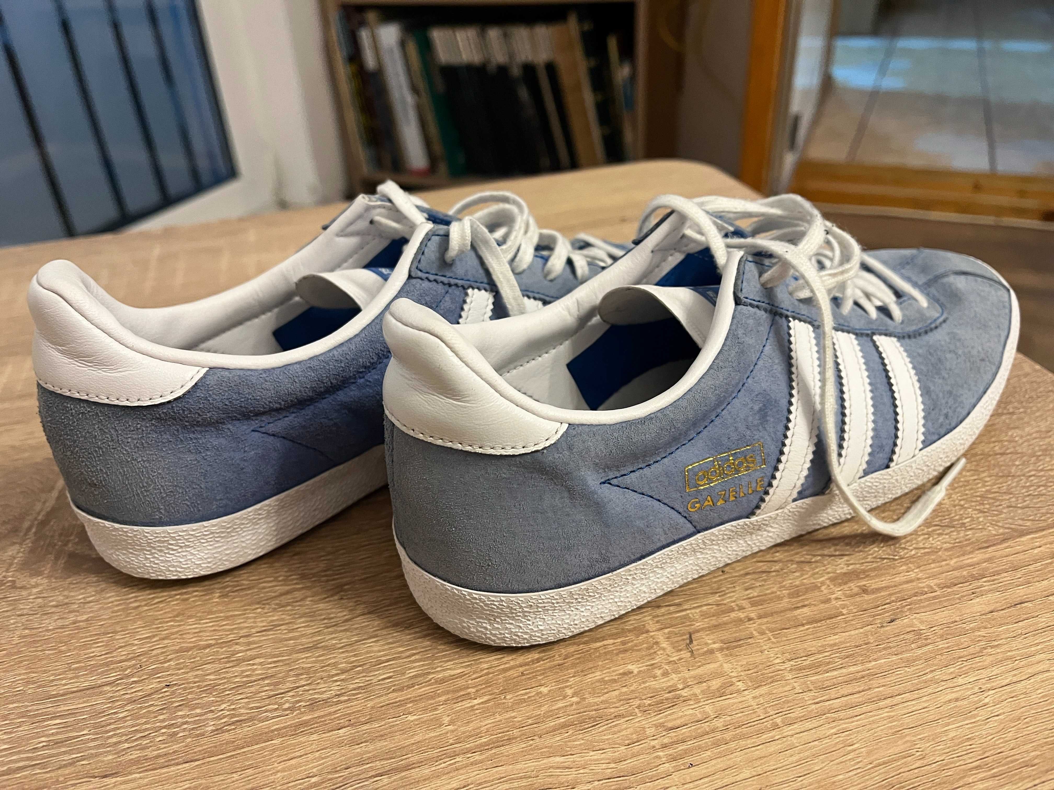 Adidas Gazelle OG Suede AF Albastru / Alb G16183 38 2/3