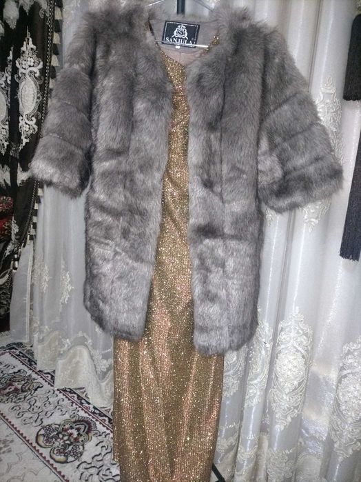 Продам  шубу и платья