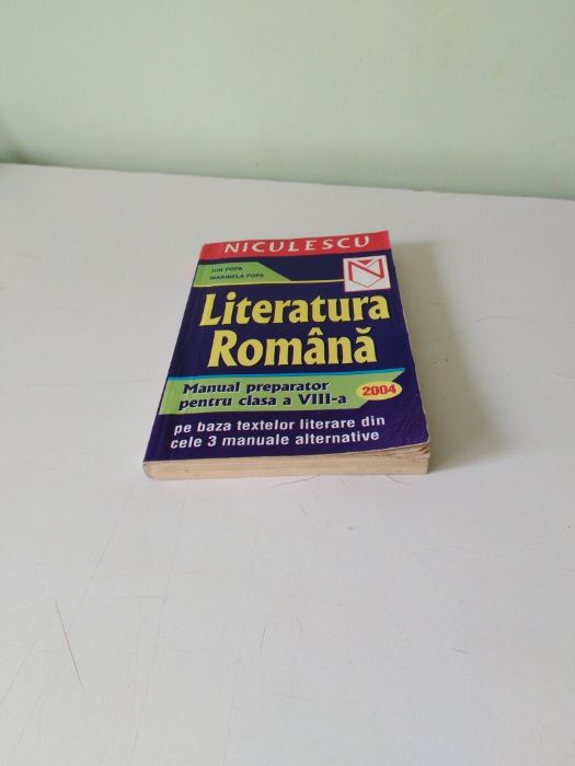 literatura romana Manual preparator pentru clasa a VIII-a Ed.Niculescu