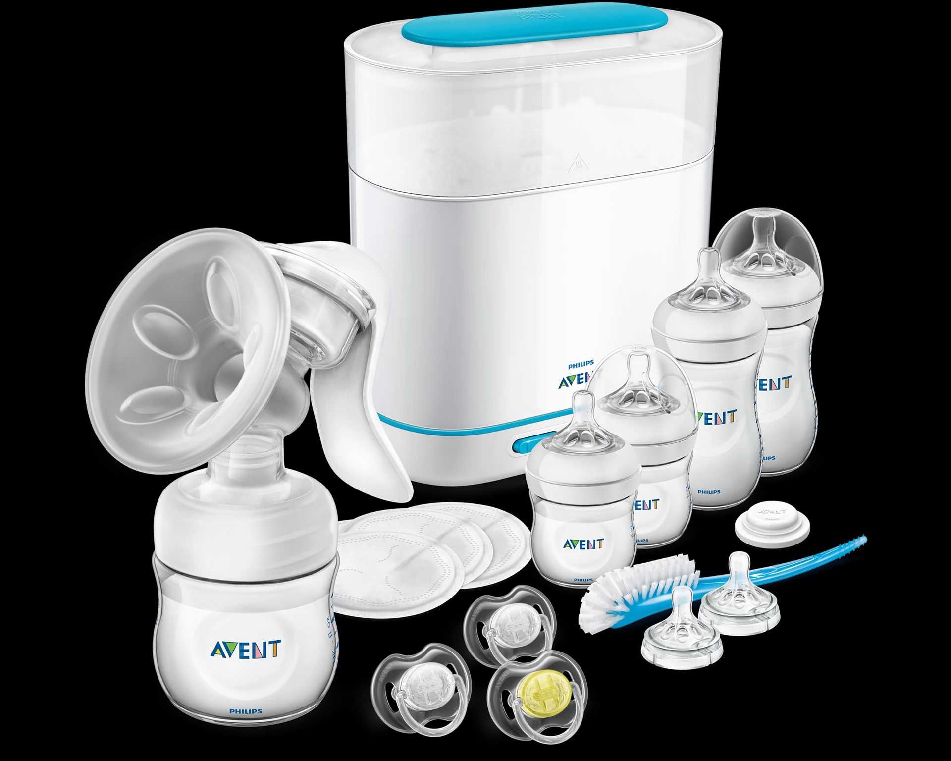 Philips Avent
Комплект ръчна помпа за кърма със стерилизатор