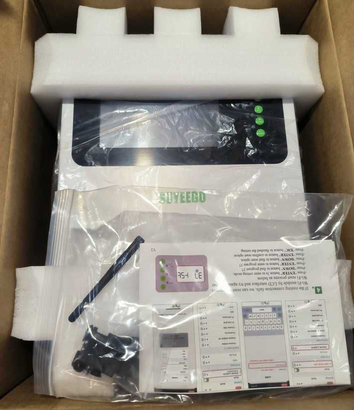 3200W  UPS/Хибриден MPPT соларен инвертор 24V Suyeego с Wi-Fi