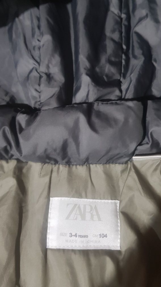 Куртка ZARA от 3до 4,5 лет