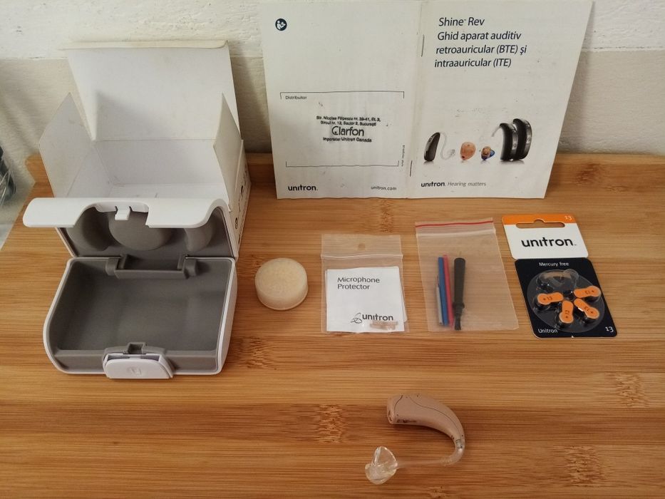 Unitron Shine Rev 3 S - Aparat medical auditiv. Oliva. Casca. Nou.
