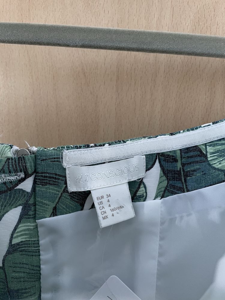 Дамски къс гащеризон със сърцевидно деколте H&M Conscious