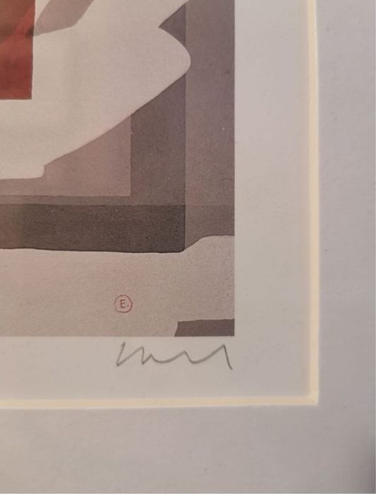 Антикварна Картина на Еберхард ,, Нещата и техните кубчета “ 2001 г.