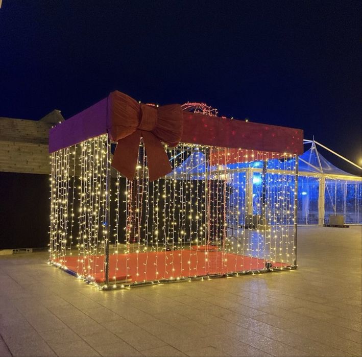 Fasad chiroqlari  bayram uchun asvishenya xizmati