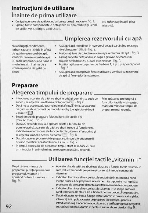 Aparat profesional de gatit cu aburi TEFAL VitaCuisine Compact