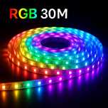 Светодиодная RGB LED лента  30 метров, с пультом и блютуз управлением