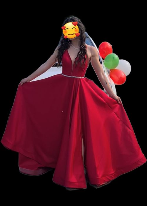 Бална  сатенена рокля