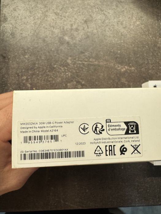 Apple 30W Адаптер USB-C