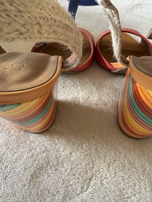 Сандали Loretta Vitale и Сандали с дървена подметка ADAMS номер 39