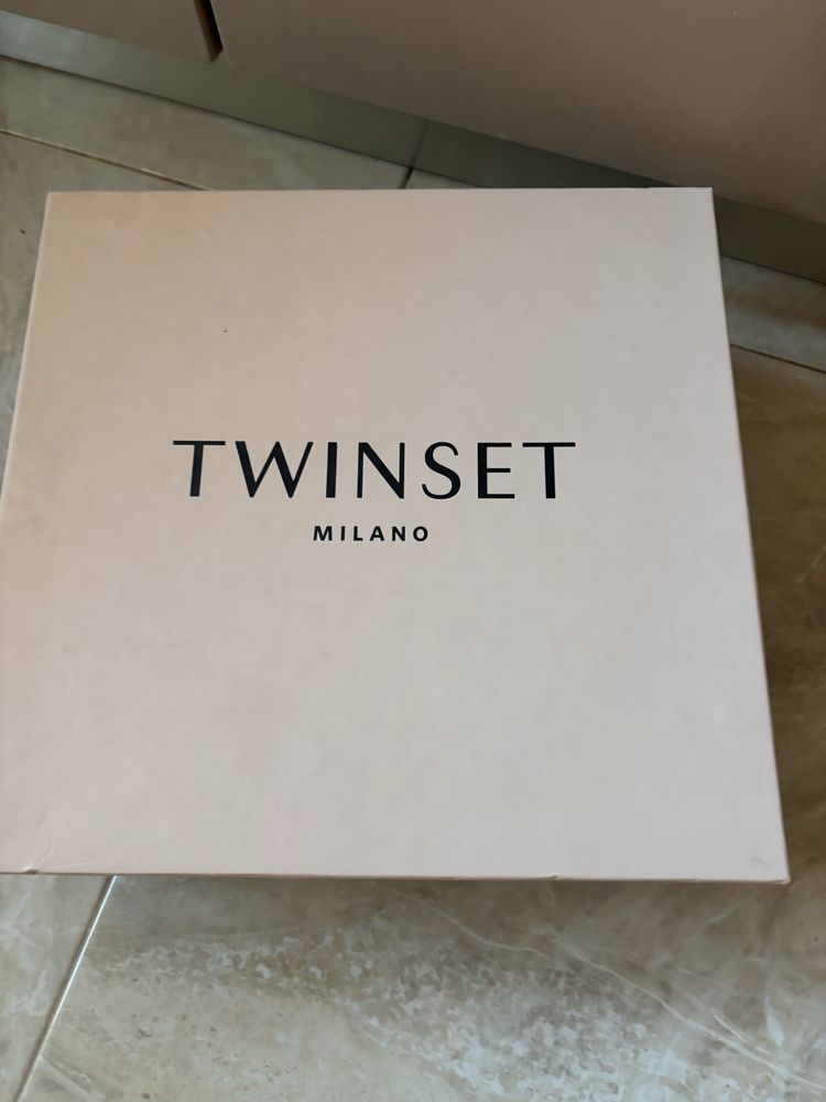 Боти TWINSET естествена кожа